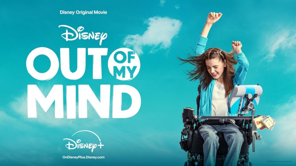 Disney Original Movie Out of My Mind movie poster cerebral palsy wheelchair nonverbal