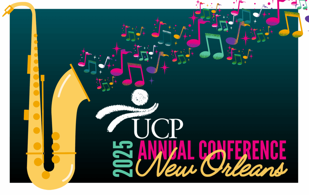 2025 Annual Conference Logo featuring music notes and saxaphone