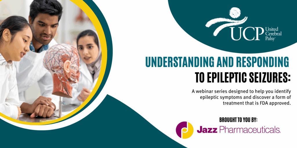 Promotional image for Jazz Webinars on epilepsy