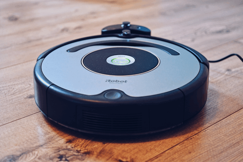 a robotic vacuum
